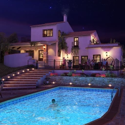 Algarve Villa - Night
