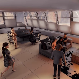 Seattle Skyline Apartment - Rain