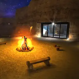 Secluded Luxury Cave - Night