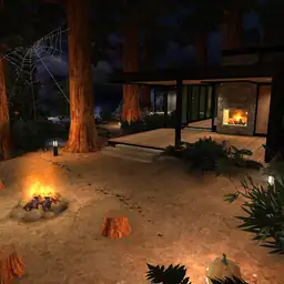 Forest Hideaway - Night