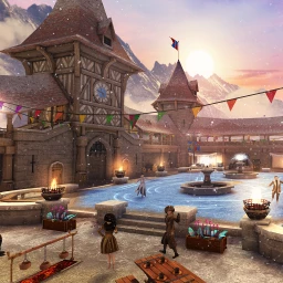 Beauvale Castle Courtyard