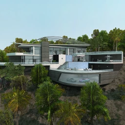 Modern Mansion - Day
