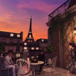 Très Chic Parisian Apartment - Night