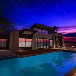 Safari Hideaway Villa - Night