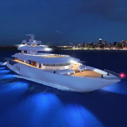 Sunset Escape Luxury Yacht - Night