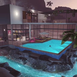 Barbados Beach House – Night