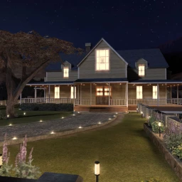 American Heartland Ranch - Night