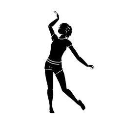 Dazzling Model Dance