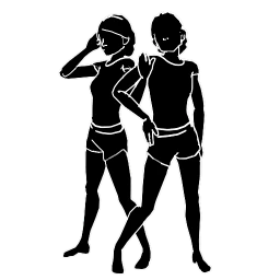 January Glam Party Pose