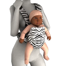 Foal Tiny Zebra Babykin (Cute)