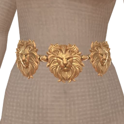 Bijouterie Golden Lion Emblem Belt