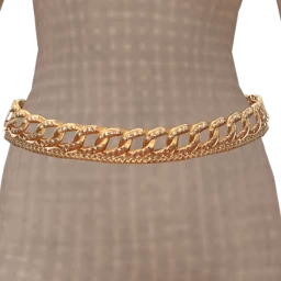 Bijouterie Rhinestone And Gold Belly Chains