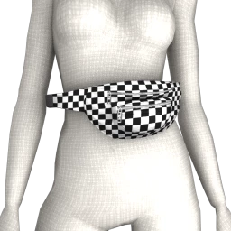 Black Rainbow Living Dead Waist Bag