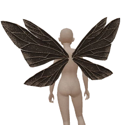 Cosmos Obsidian Butterfly Wings