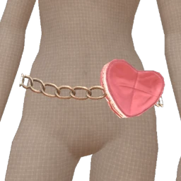 Yume Charm Heart Chain Belt