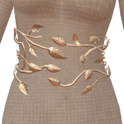 Cloud Nine Silver Leaf Glow Belly Chain