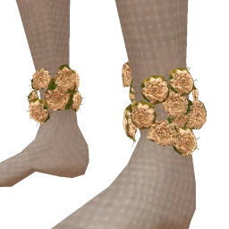 Cosmos Wildflower Anklets