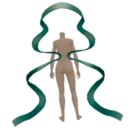 La Haute Couture Teal Embellished Accessory