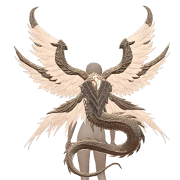 Cosmos White Diamond Dragon Wings