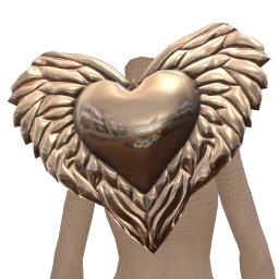 Cosmos Silver Heart Wings