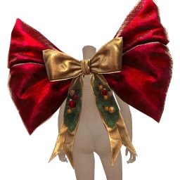 Cosmos Festive Decoration Bow Wings