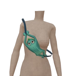 Foal Green Frog Crossbody Bag