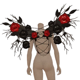 Delirious Dark Rose Wings