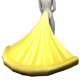 Dusted Vibrant Addition Tail (Yellow)