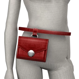 Front Row Flair Belt Bag (Red)