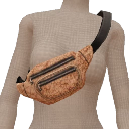 Front Row Teddy Bear Borg Fanny Pack