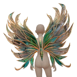 Ikon Elite Gilded Crystal Radiance Wings