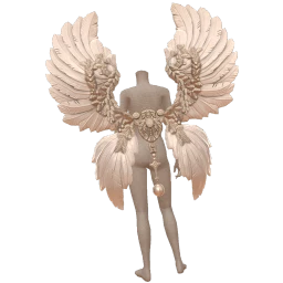 Ikon White Feather Wings
