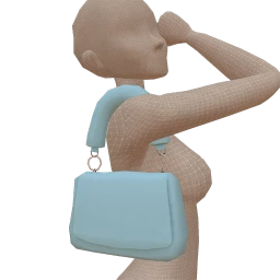 Cloud Nine Baby Blue Shoulder Bag