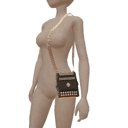 Delirious Kira Spike Frenzy Shoulder Bag