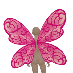 Cosmos Pink Whimsical Wings