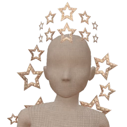 USAesthetics Silver Sparkle Star Wings