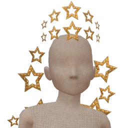 Ikon Elite Gold Crystal Stars