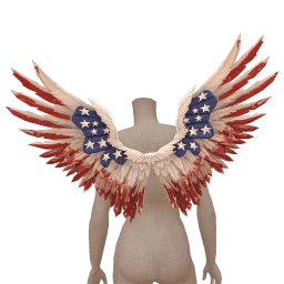 USAesthetics Red, White And Flew Wings
