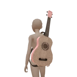 USAesthetics Pink Shine Glitter Guitar