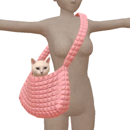 Yume Cat In The Pink Bag