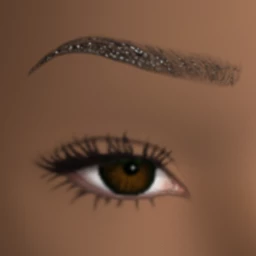 Flawless Luminous Glitter Eyebrows