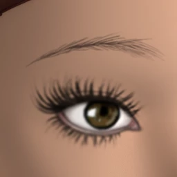 Black Rainbow Bristled Eyebrows