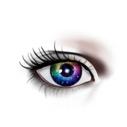 Black Rainbow Cosmic Eyes