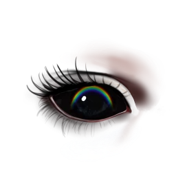 Black Rainbow Colour Curse Eyes