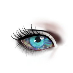 Black Rainbow Pearlescent Eyes