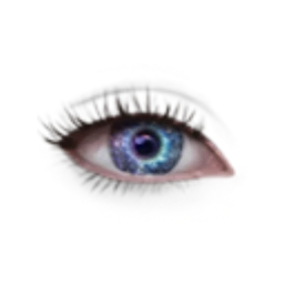 Flawless Blue Galaxy Eyes