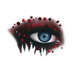 Delirious Red Sparkle Eyes