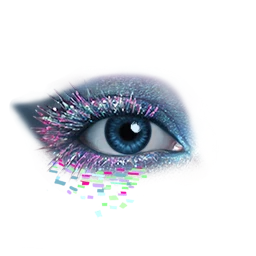 Drop Science Cyber Glitter Eye Makeup