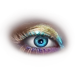 Flawless Shimmering Blue Ocean Eyes