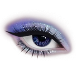 Ikon Elite Purple Glitter Vesper Eye Makeup